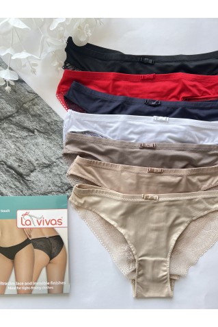 Ультратонкі жіночі трусики бразиліана La Vivas 20279